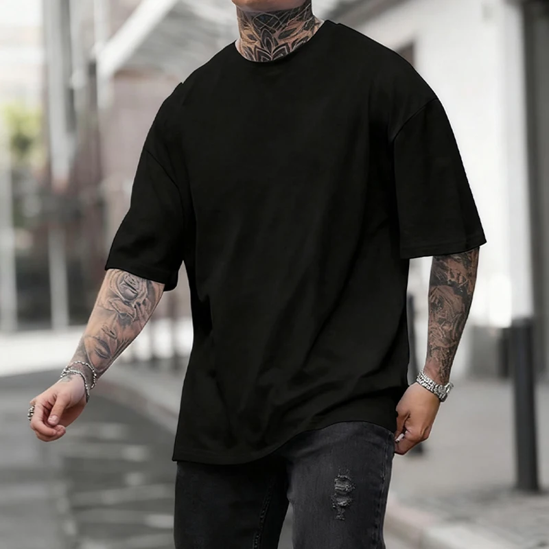 Kaos Katun Berat 450g Double Y - Undershirt Crew Neck ulasan dan harga