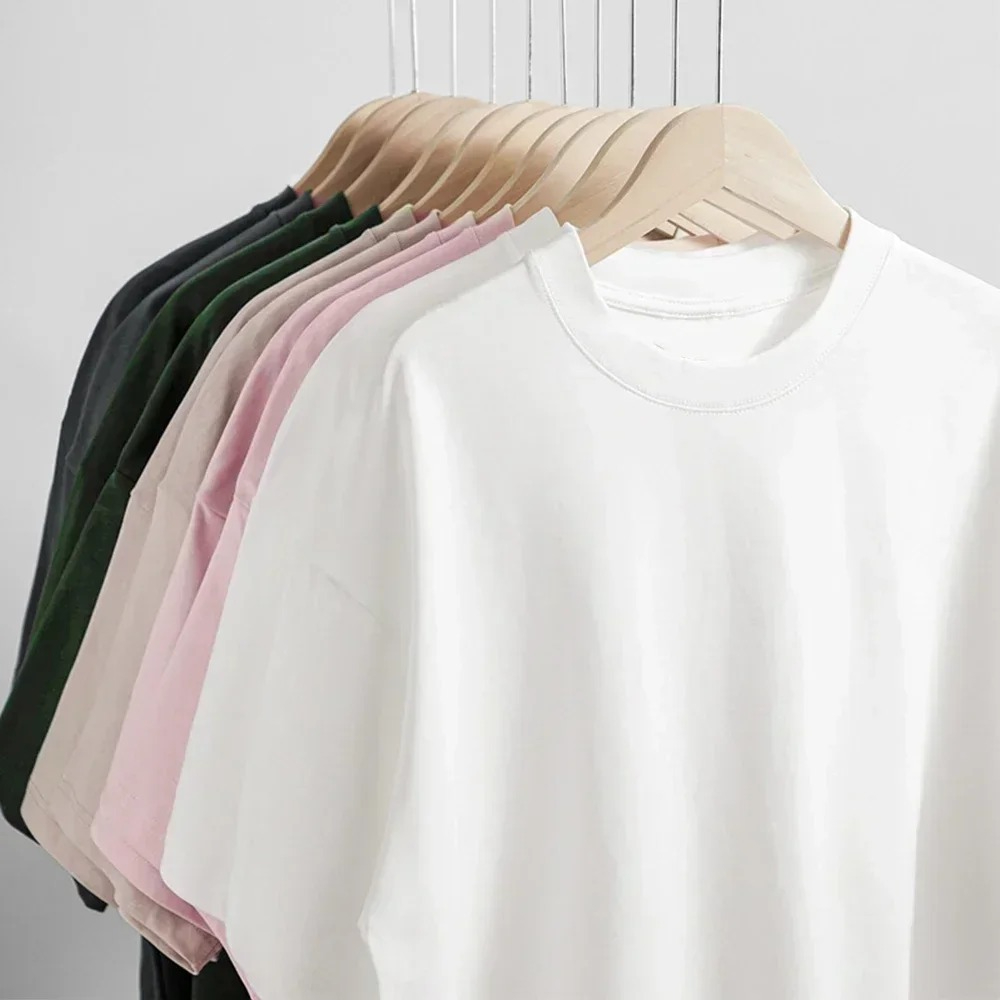 Kaos Katun Berat 450g Double Y - Undershirt Crew Neck ulasan dan harga