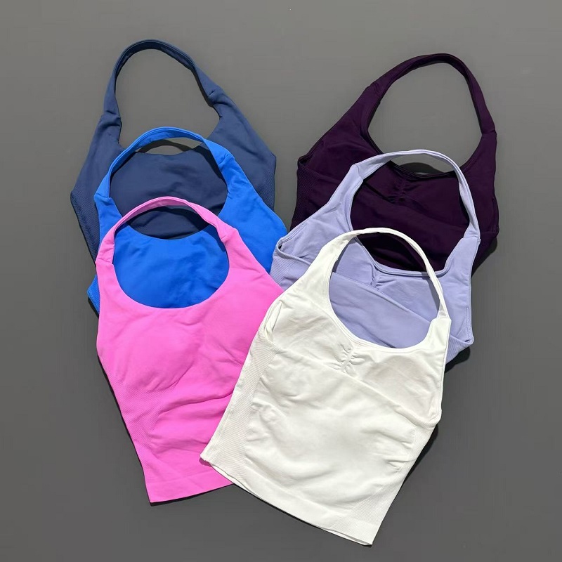 Tank Top Gym Wanita Punggung T - Suspender Tank Top ulasan dan harga