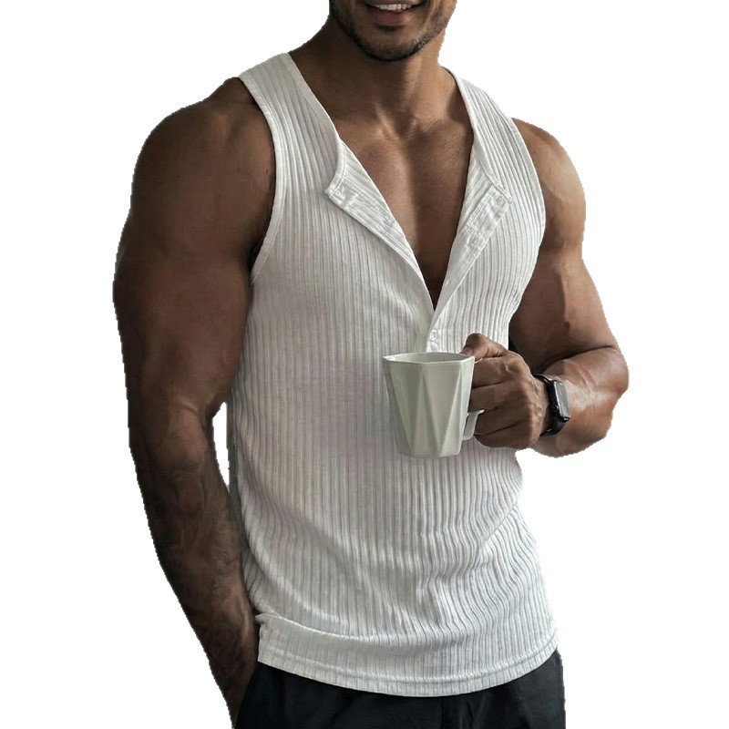 Tank Top Sporty Warna Solid Ke - Tank Top Ribbed ulasan dan harga